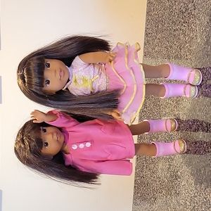 2 American girl dolls 14.5" 💕